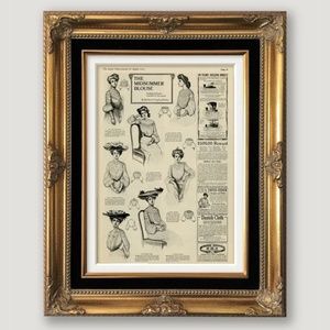 1903 Advertising Ad, Page from The Ladies' Home Journal August, 1903, Fashion Ad